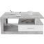 Couchtisch Holz mit Lade+ Ablagefächer Iguan, Betonoptik - Weiß/Grau, MODERN, Holzwerkstoff (110/45/67cm) Couchtisch Holz mit Lade+ Ablagefächer Iguan, Betonoptik - Weiß/Grau, MODERN, Holzwerkstoff (110/45/67cm)