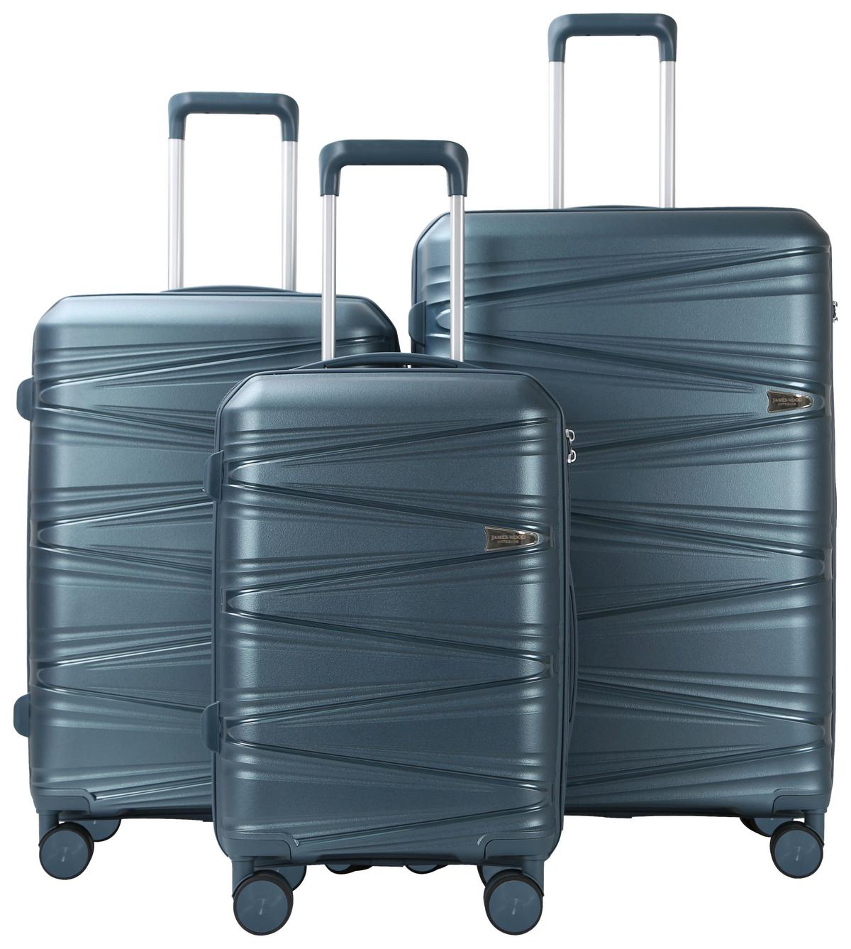 Reisekofferset Luna - Blau, Basics, Kunststoff/Textil - James Wood