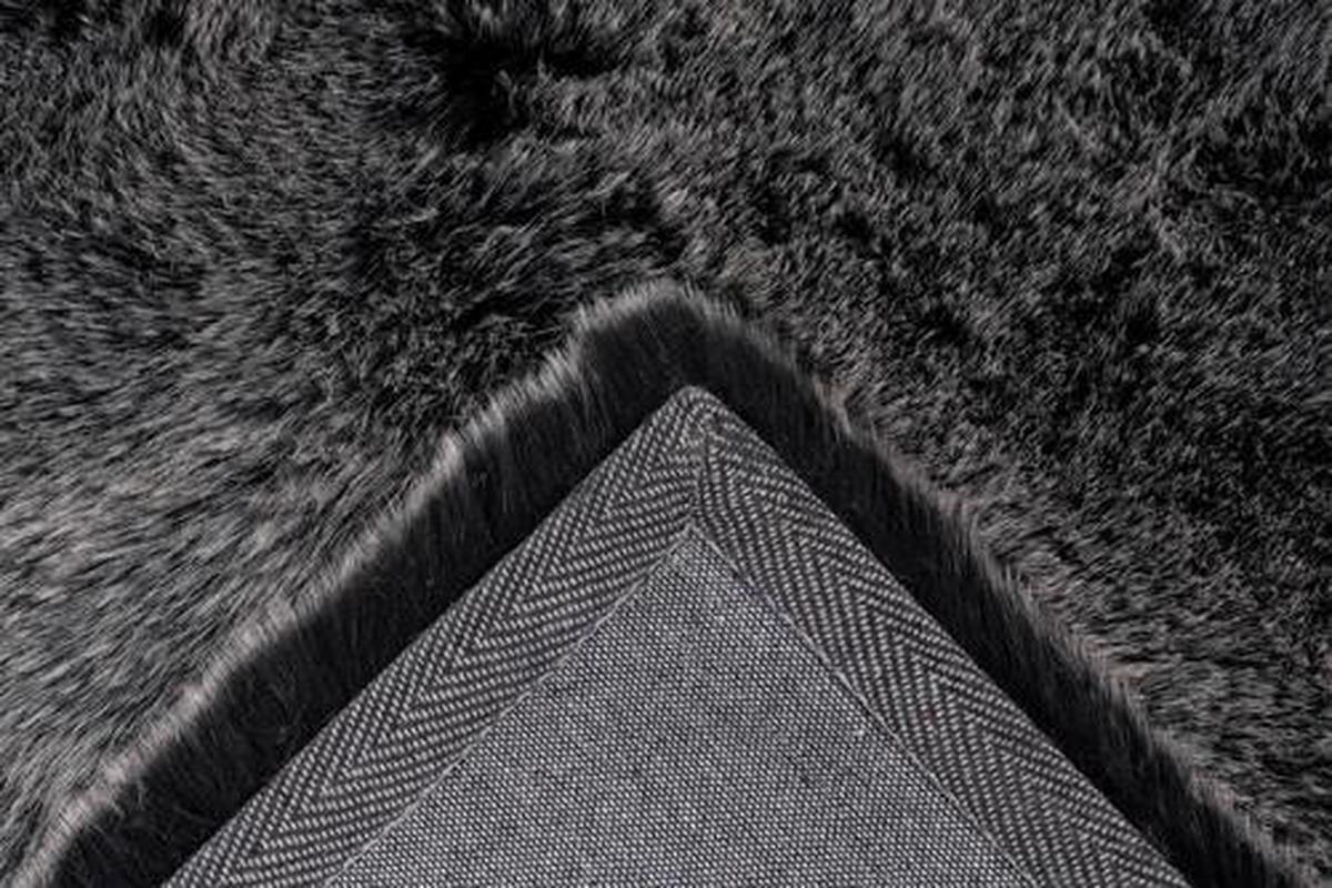 Hochflor Teppich Anthrazit Tender 120x170 cm - Anthrazit, Design, Textil (120/170cm) - Kayoom