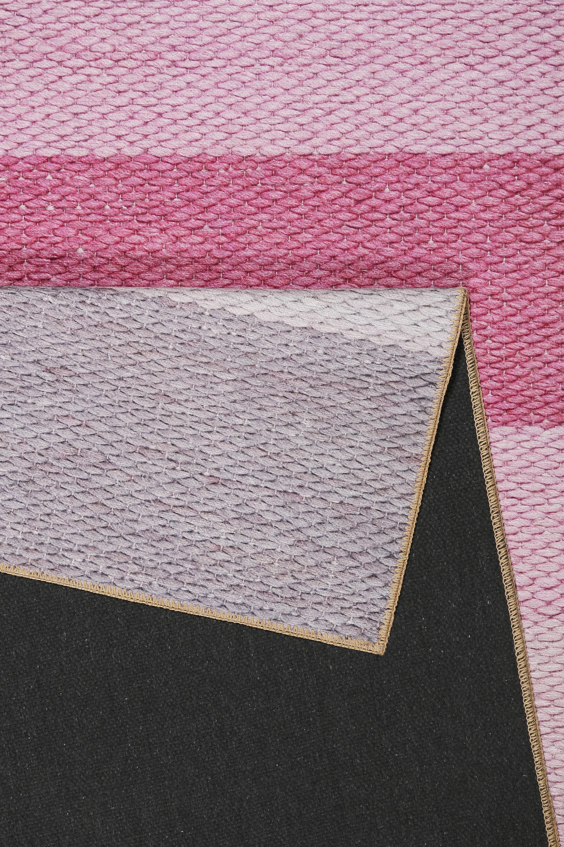 Flachwebeteppich Clifton - Pink/Orange, KONVENTIONELL, Textil (120/170cm) - Esprit