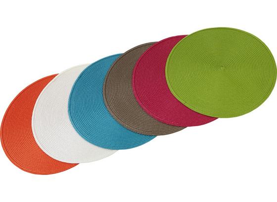 Tischset Nathalie - Multicolor, KONVENTIONELL, Kunststoff - Ombra Tischset Nathalie - Multicolor, KONVENTIONELL, Kunststoff - Ombra