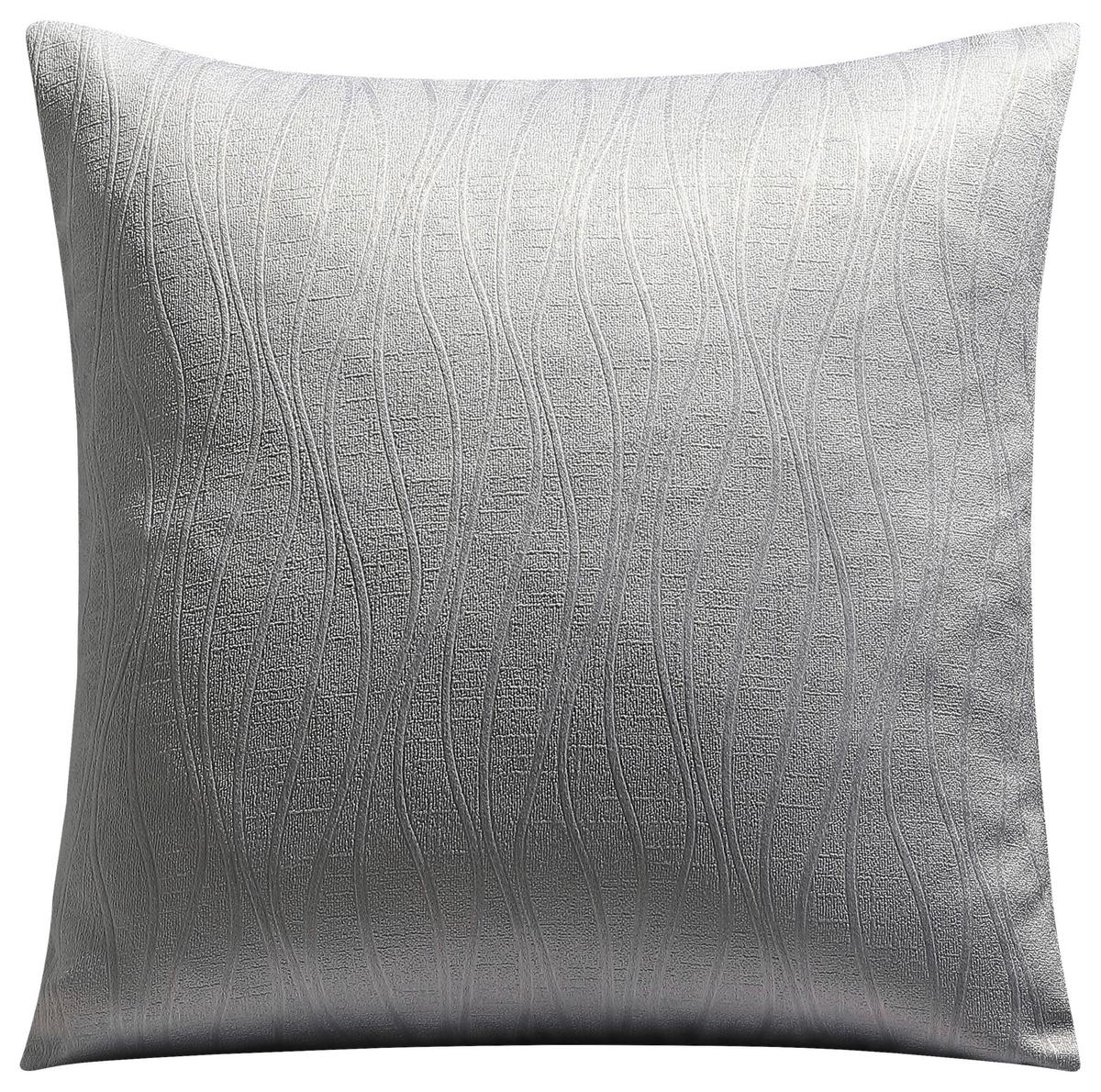 Zierkissen Tammy - Salbeigrün/Silberfarben, MODERN, Textil (45/45cm) - Luca Bessoni