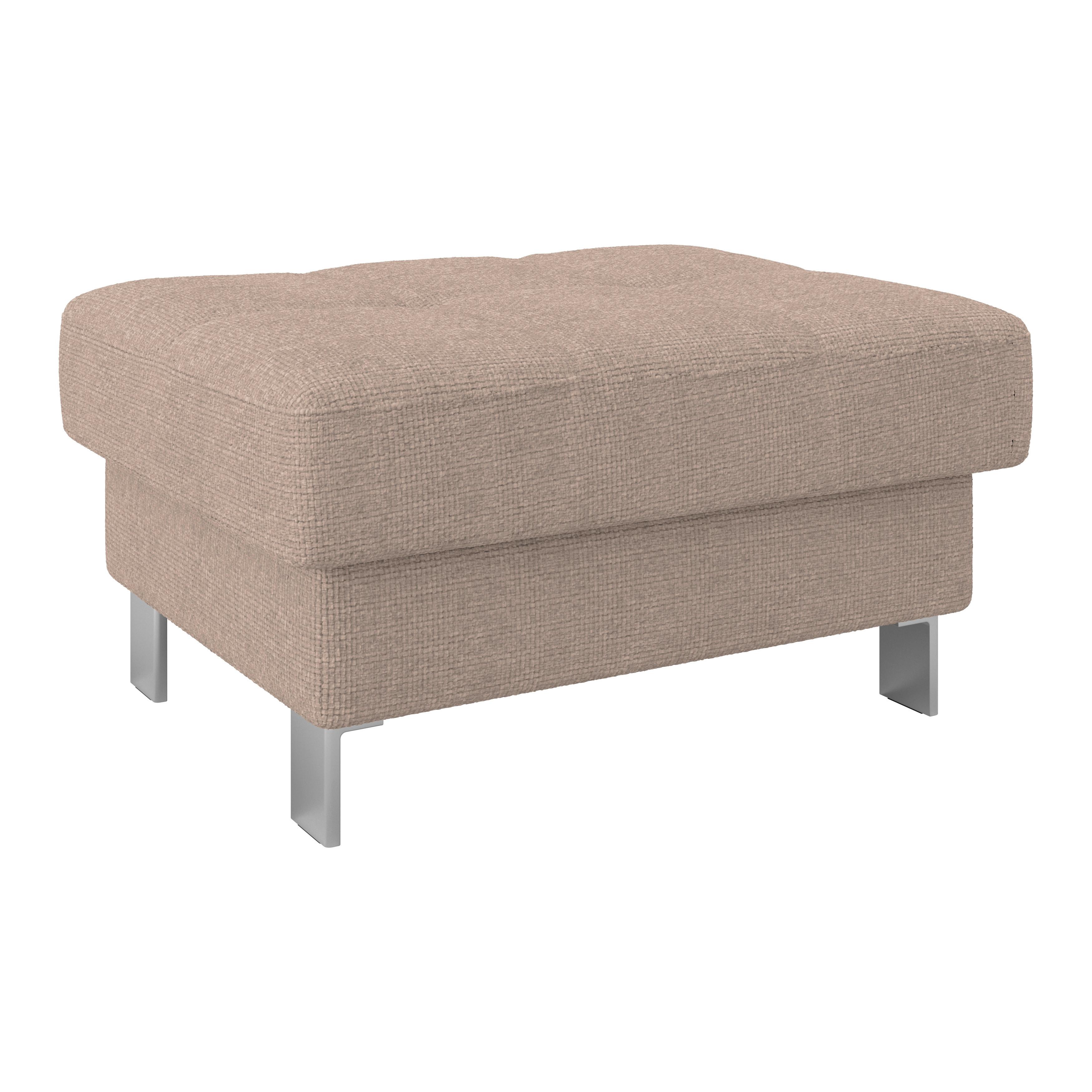 Hocker Savona - Beige, MODERN, Textil (90/44/73cm) - Ondega