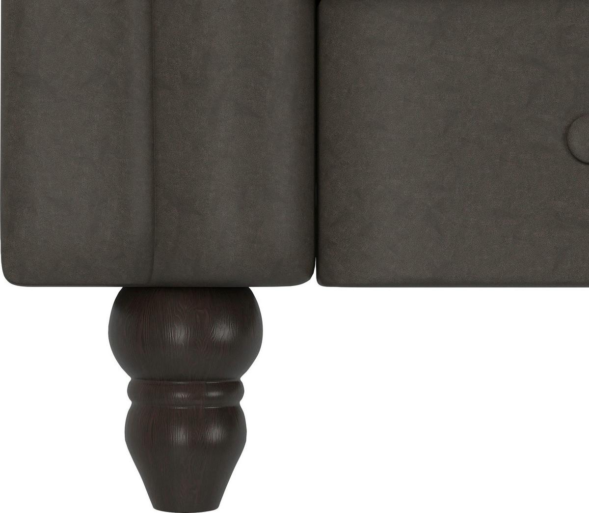 Sessel Firenze Anthrazit, Relaxfunktion - Anthrazit/Schwarz, Basics, Textil (111/83/87cm) - Livetastic