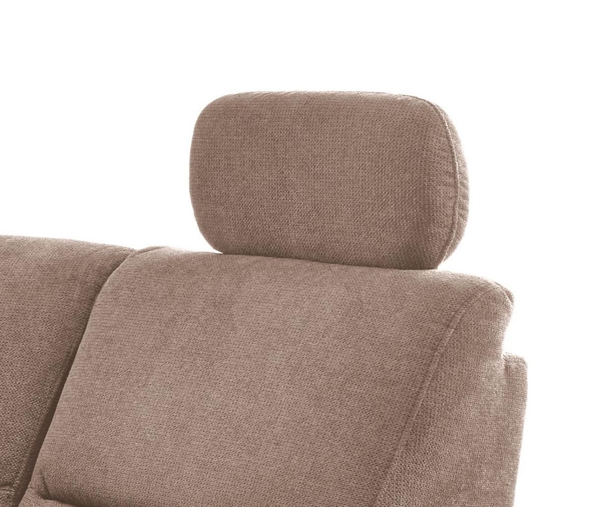 Ecksofa Parole Hellbraun S:237/186 cm - Wildeiche/Hellbraun, KONVENTIONELL, Textil (237/186cm) - Livetastic
