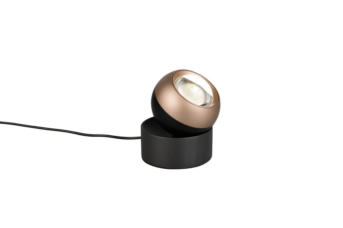 LED-Tischleuchte 544410132 Orbit - Schwarz/Braun, Basics, Metall (10/14cm) - Trio Leuchten