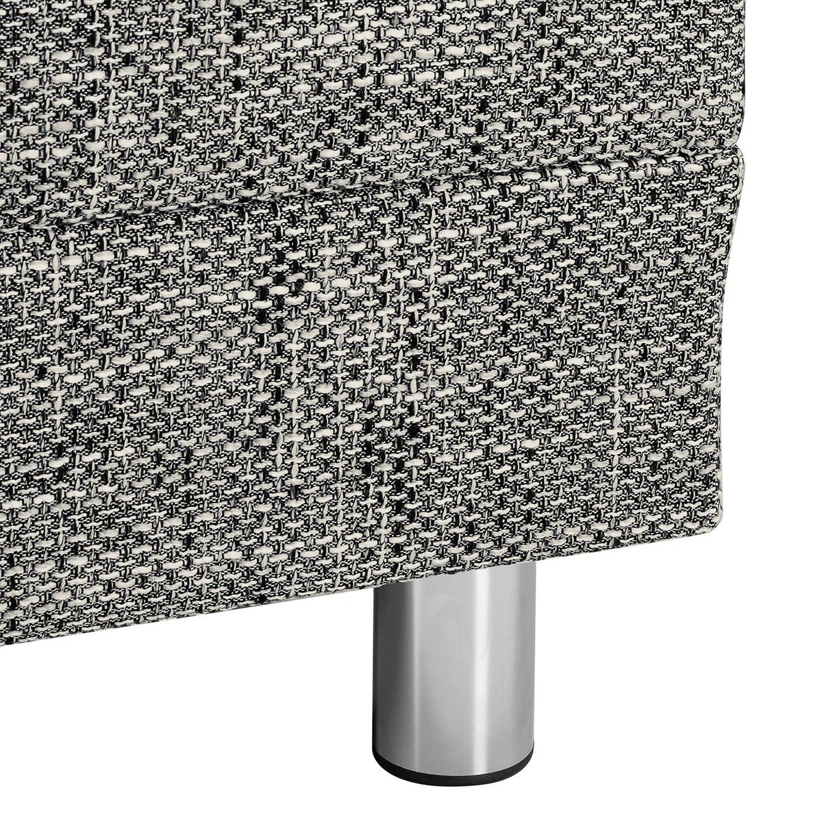 Ecksofa Grenwood Grau B: 144x200 Cm - Chromfarben/Grau, Design, Textil (144/200cm) - MID.YOU