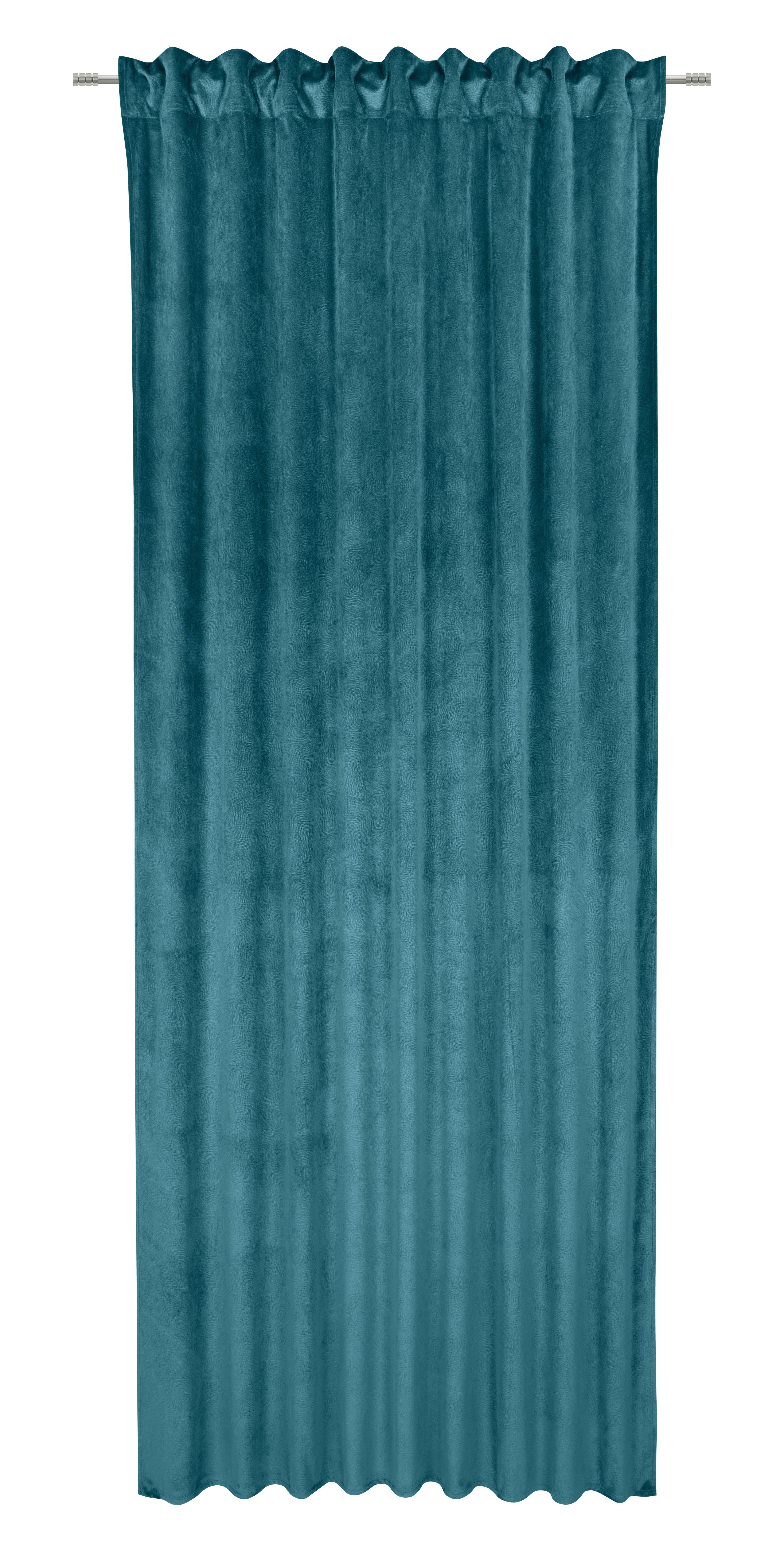 Hotový závěs Bianca, 140/245cm, jadeitová - jadeitově zelená, Konvenční, textil (140/245cm) - Modern Living