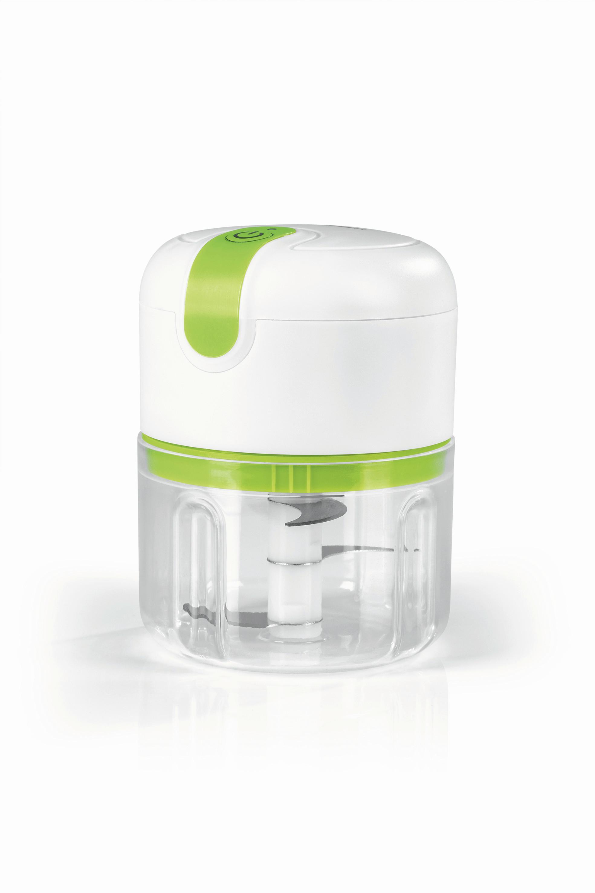 Universalzerkleinerer 12364 - Klar/Weiß, Basics, Kunststoff/Metall (8,8/8,8/11,9cm)
