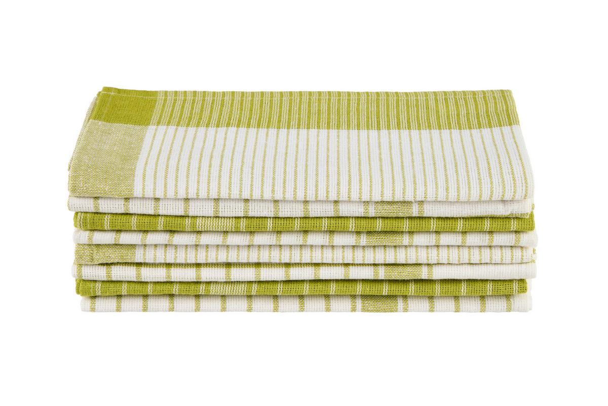 Geschirrtücher Frankfurt Baumwolle 8er-Set Bunt - Multicolor, KONVENTIONELL, Textil (50/70cm) - Ondega