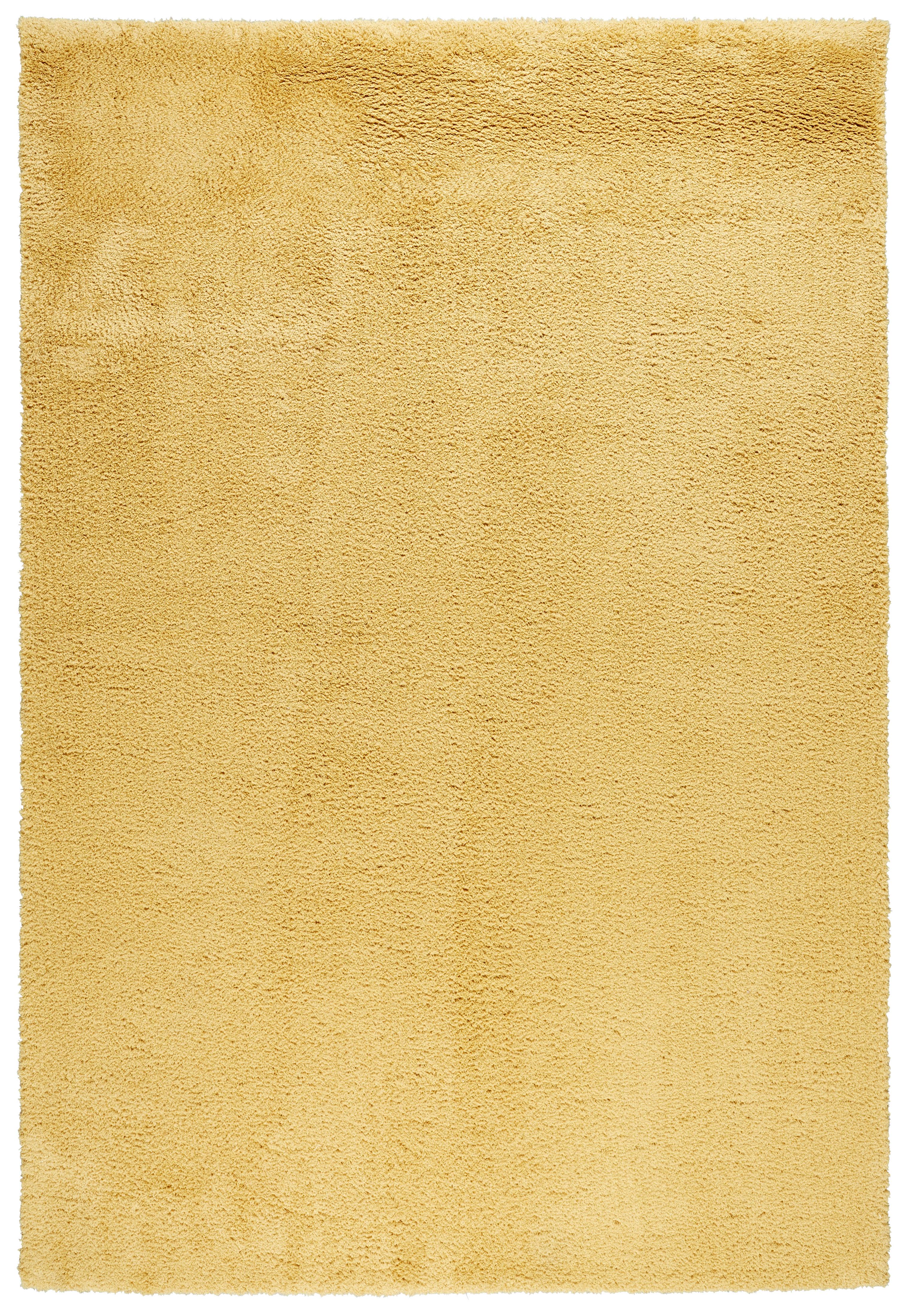 SHAGGY KOBEREC Stefan 2, 120/170cm, žlutá - žlutá, Moderní, textil (120/170cm) - Mömax