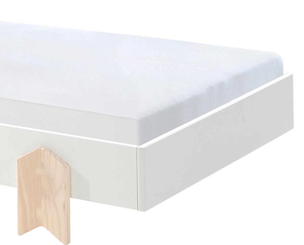 Postel pro děti a mládež MODULO bílá - bílá, Moderní, dřevo/kompozitní dřevo (90/200cm) - MID.YOU