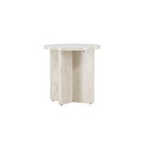 Beistelltisch Alesund Beige D: 50 Cm - Beige, MODERN, Holz (50/50cm) - Livetastic