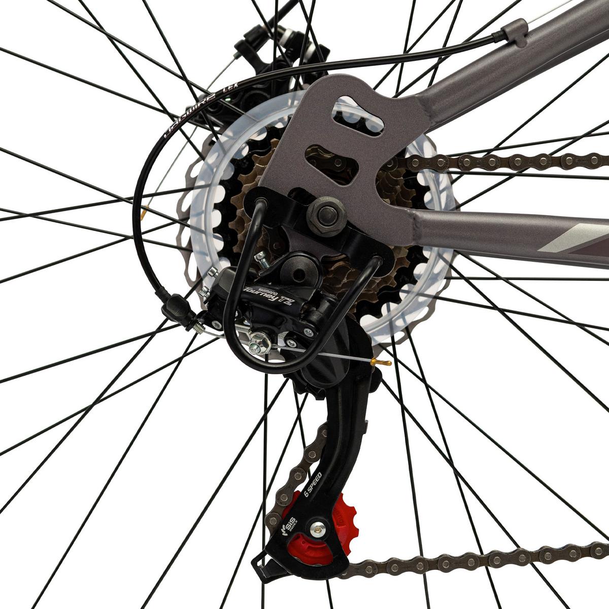 Kinderfahrrad Marker Hellgrau, 27,5 cm - Hellgrau, Basics, Metall (68/105/176cm)