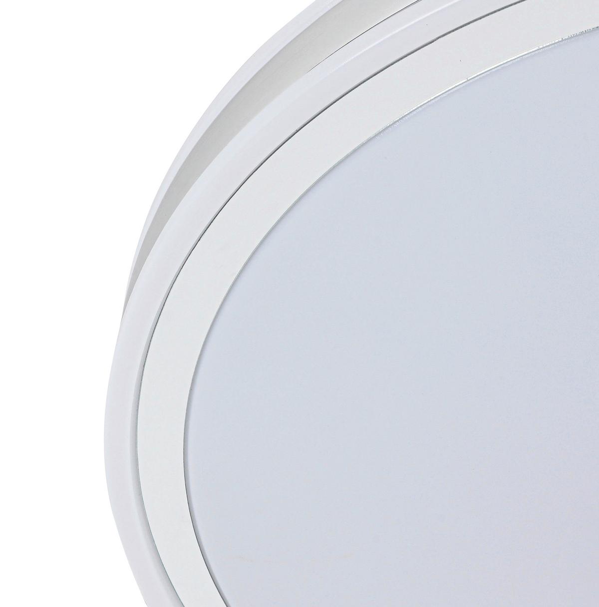 STROPNÉ LED SVIETIDLO FARBI - biela/chrómová, Modern, kov/plast (38/38/6cm) - Mömax