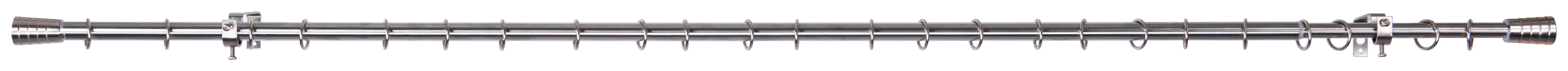 Rundstangengarnitur Lexia Chromfarben L: 130-240 cm - Chromfarben, KONVENTIONELL, Metall (130-240cm) - Ondega