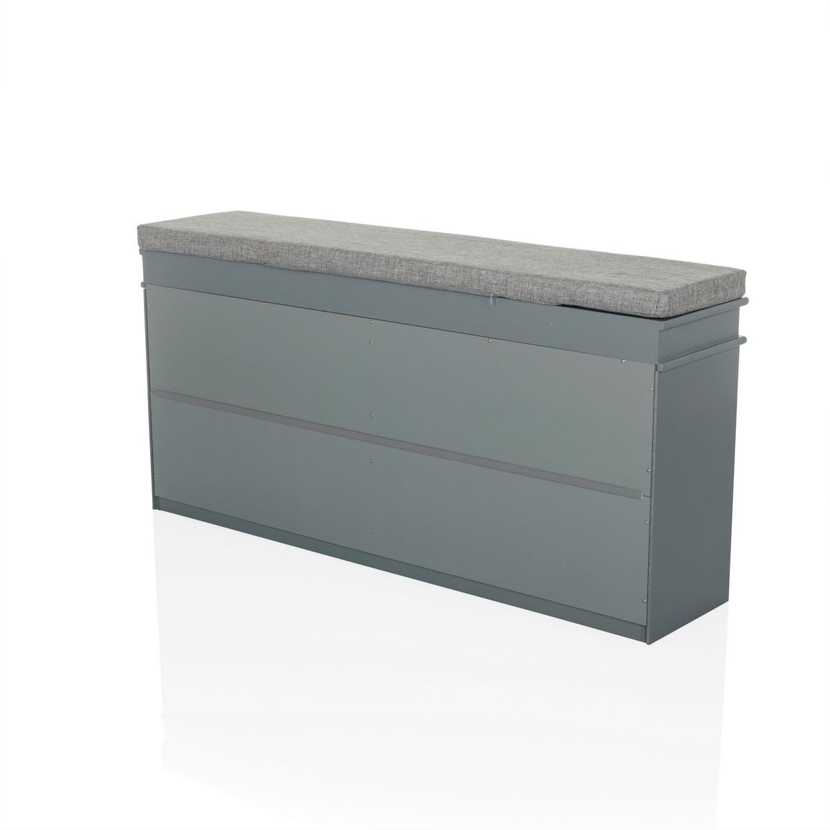 Schuhschrank Estha Grau B: 104cm - Grau, MODERN, Holzwerkstoff (104/52/24cm) - MID.YOU