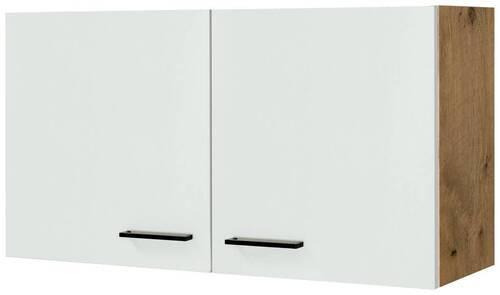 Küchenoberschrank Avila Eichefarben/Magnolie B: 100 cm - Eichefarben/Magnolie, KONVENTIONELL, Holzwerkstoff (100/54,8/32cm) - FlexWell