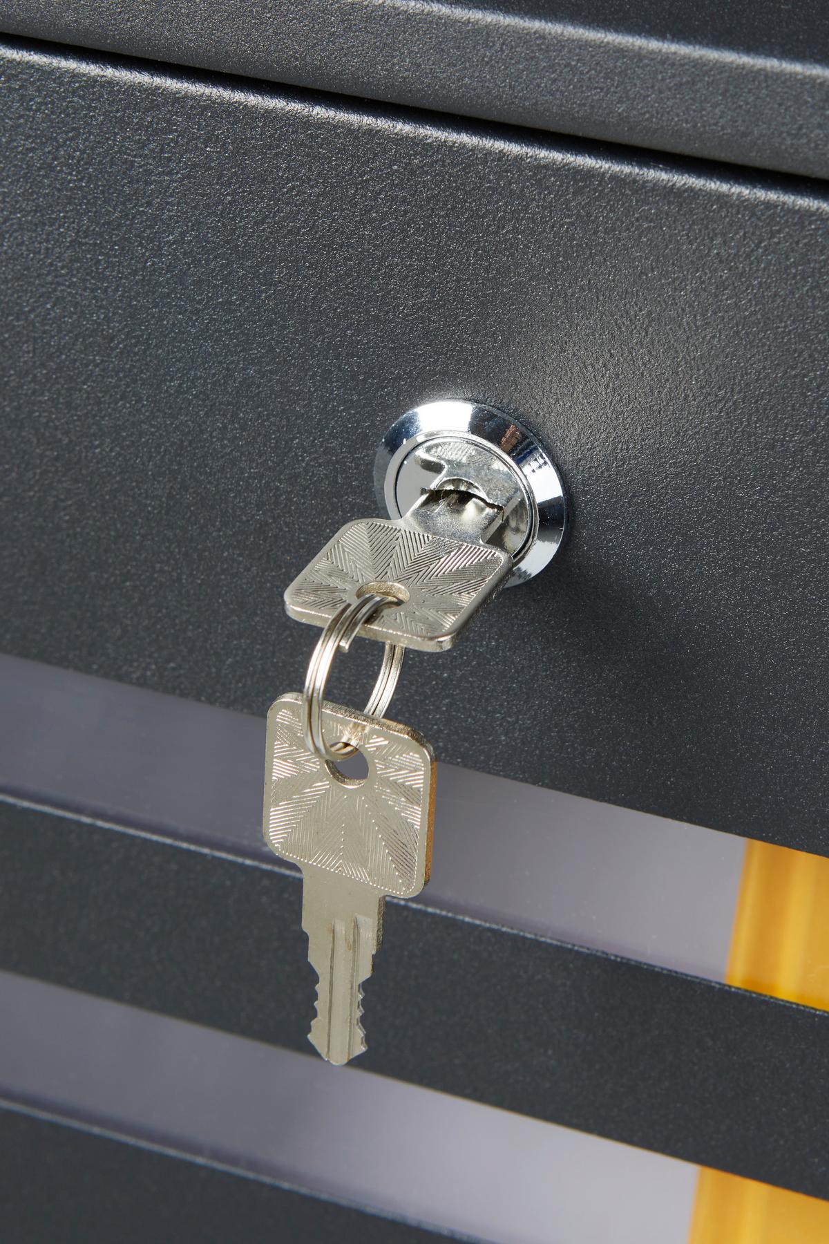 Briefkasten Anthrazit Rohan Mit Sichtfenster - Anthrazit, Design, Metall (30/33/9,5cm) - Homezone