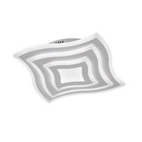 LED-Deckenleuchte 20486 Gorden - Weiß, Trend, Kunststoff/Metall (43/43/6cm) - Fischer & Honsel