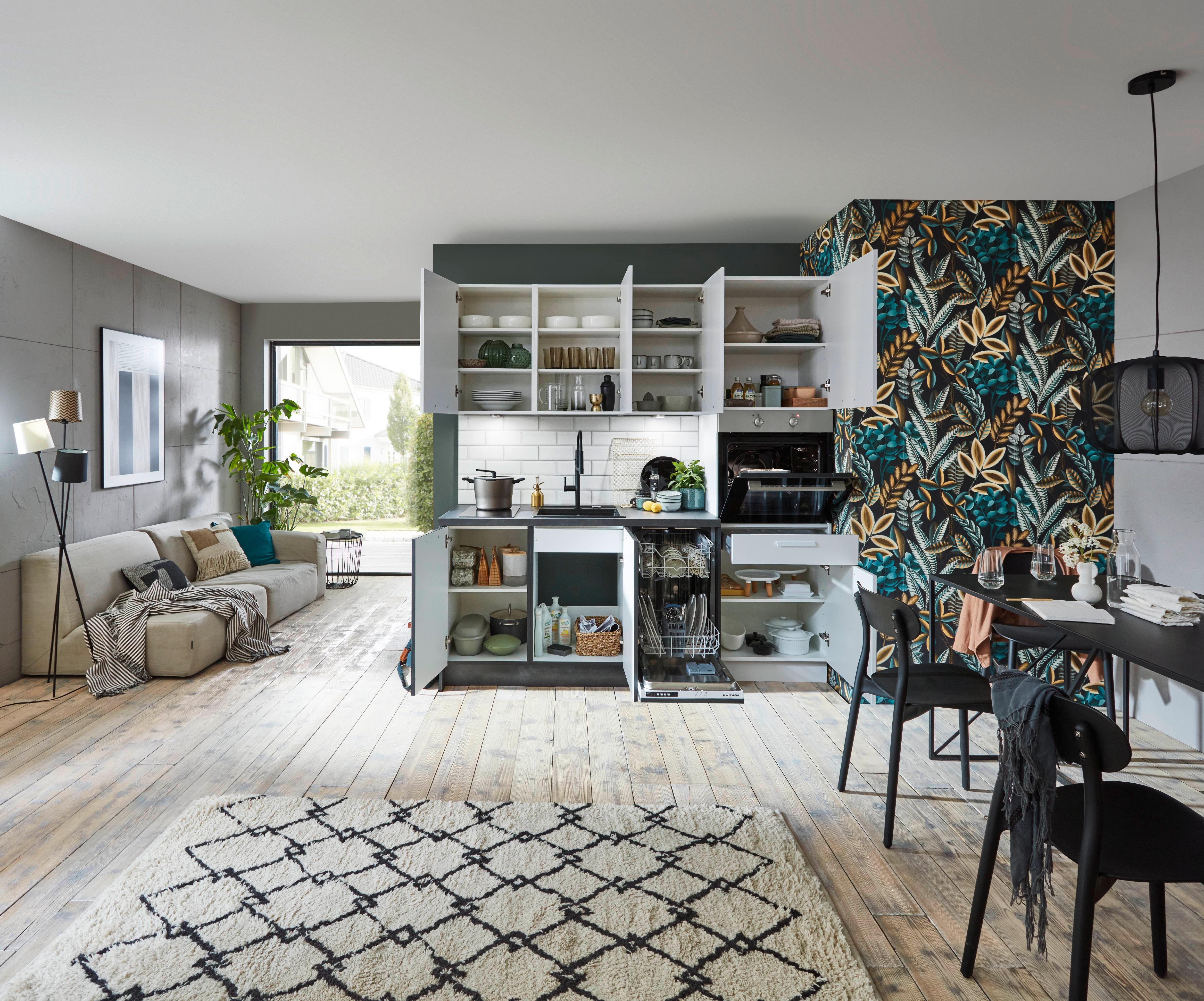 Küchenblock Toronto/las Vegas - LIFESTYLE, Holzwerkstoff (204cm) - Vertico
