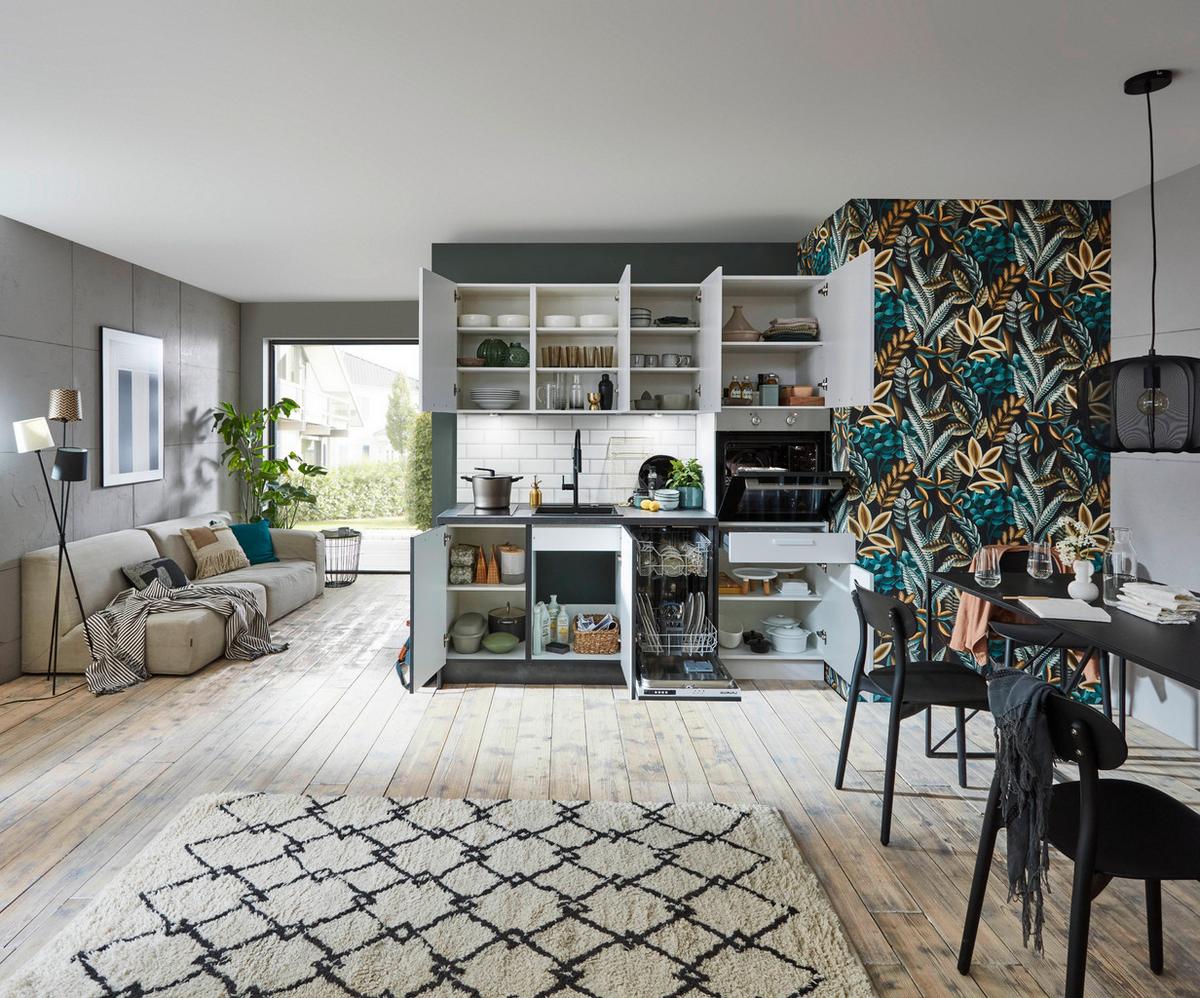 Küchenblock Toronto/las Vegas - LIFESTYLE, Holzwerkstoff (204cm) - Vertico