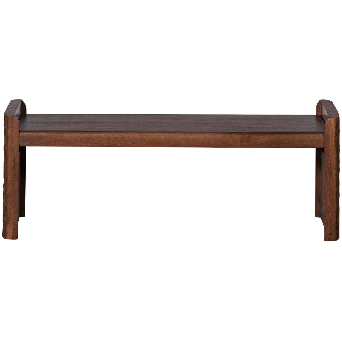 Garderobenbank Prop Braun B: 120 cm - Braun, Design, Holz (120/40/45cm) - Livetastic