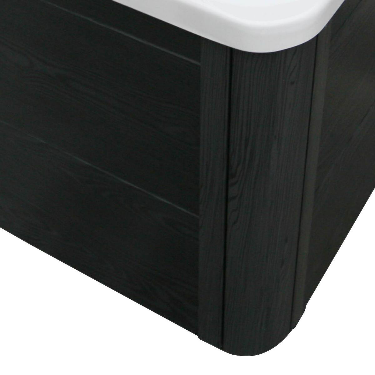 Whirlpool Kunststoff Xxl1952 210x160x80 Cm - Silberfarben/Schwarz, Basics, Kunststoff (160/210/80cm)