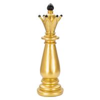 Skulptur Gold And Black Bishop B: 12,5 Cm - Goldfarben/Schwarz, Basics, Kunststoff (12.5/38.5/12.5cm)