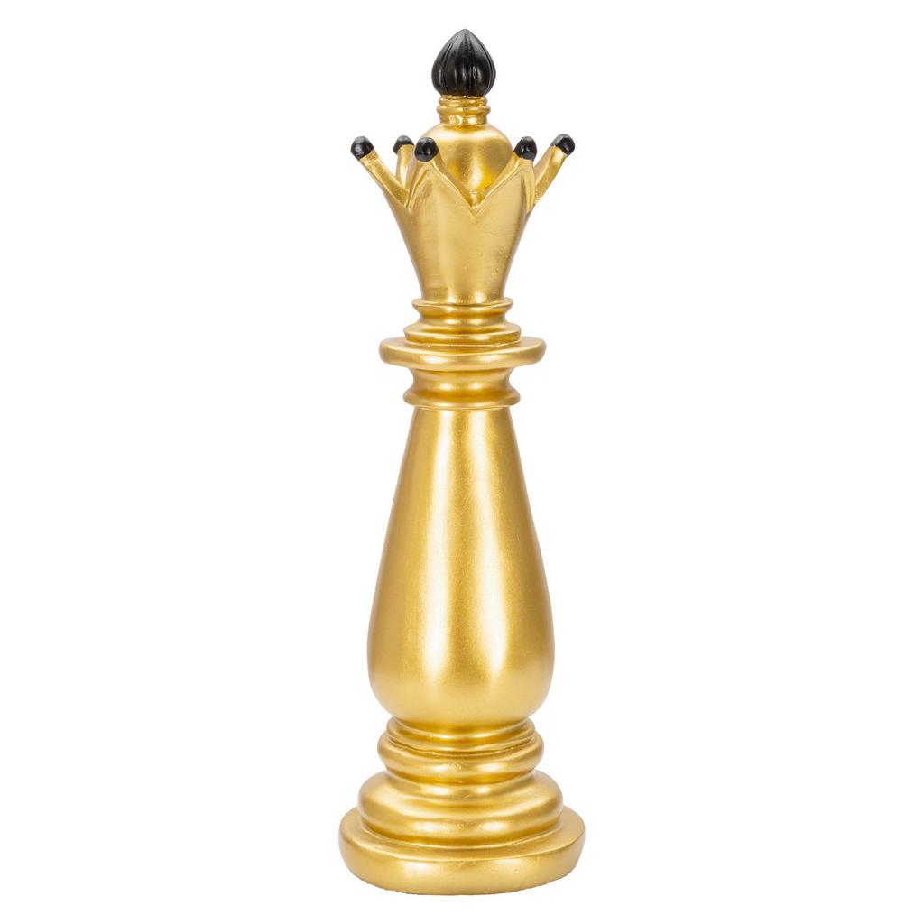 Skulptur Gold and Black Bishop B: 12,5 cm