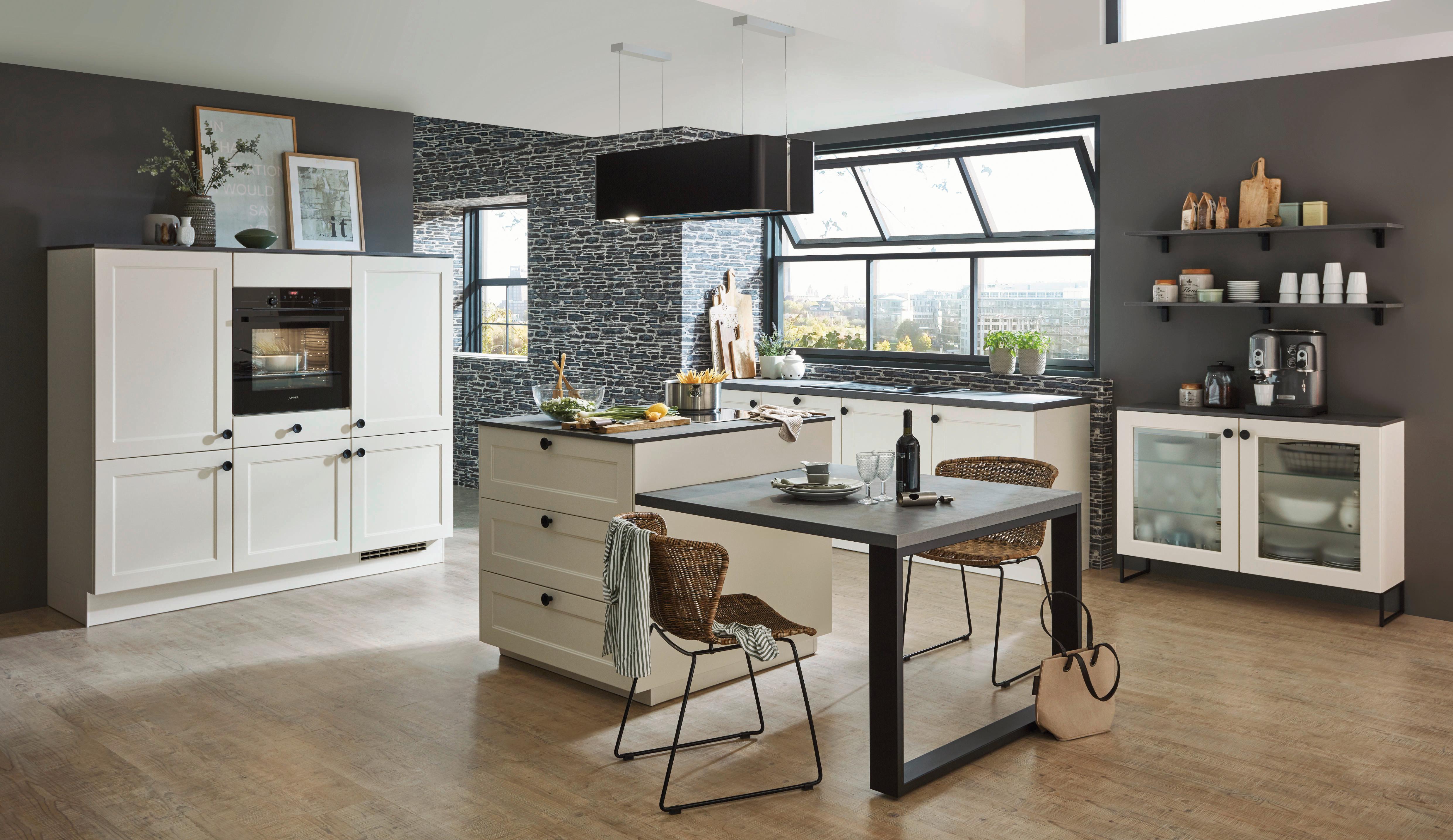 Einbauküche Caracas Frei Planbar Landhausstil - MODERN, Holzwerkstoff - Vertico