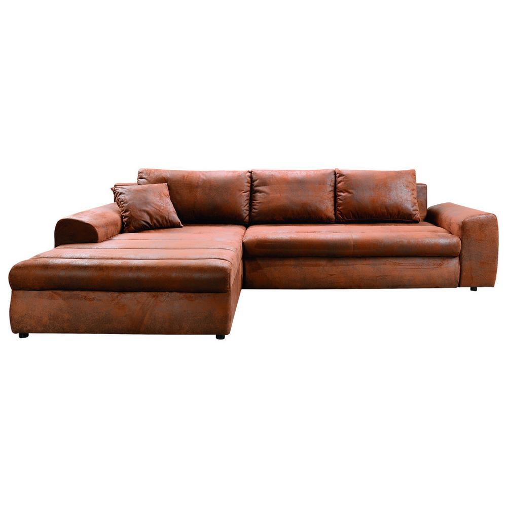 Rohový Gauč S Úložným Priestorom Adeline, Hnedý