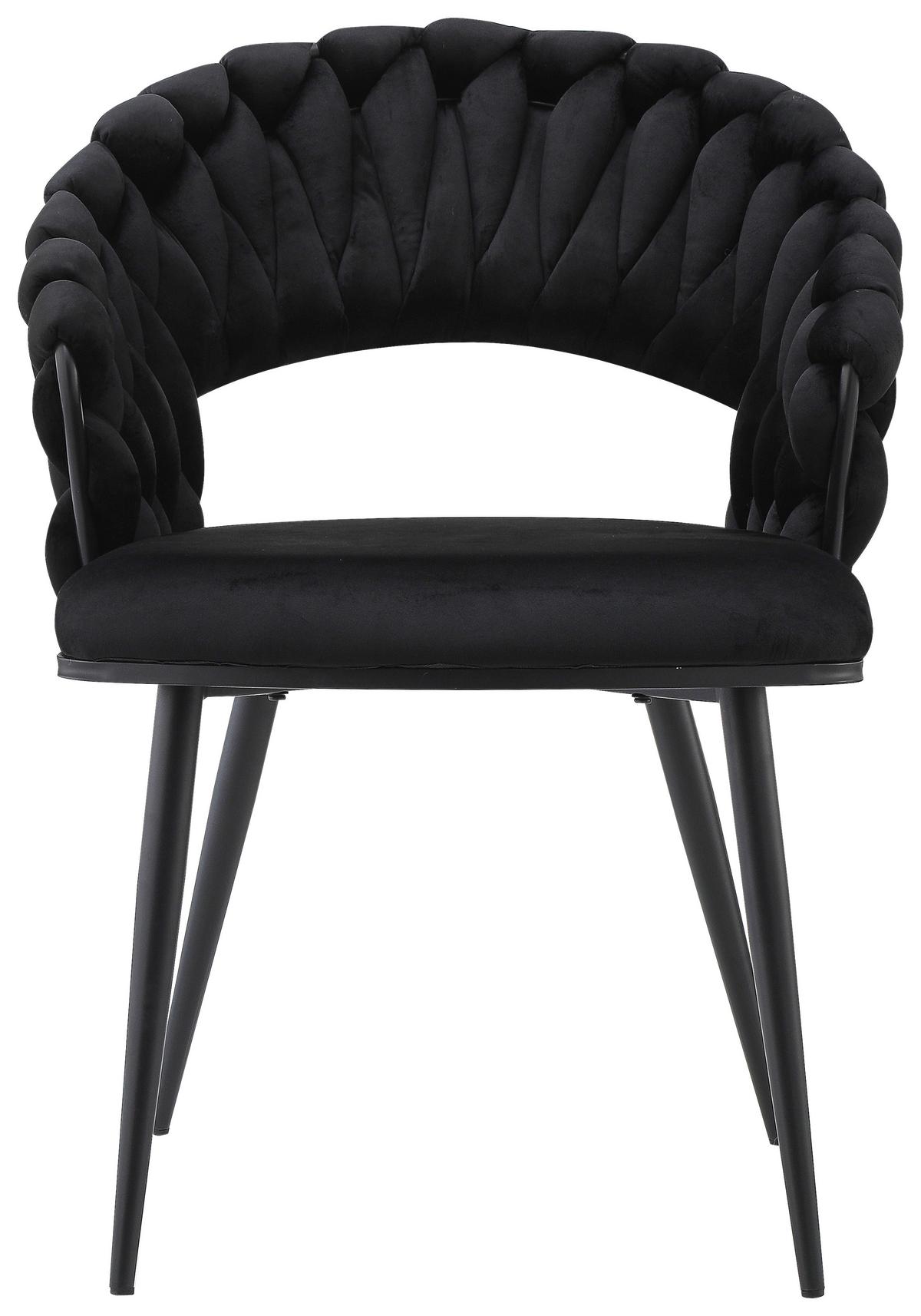 SADA ŽIDLÍ S PODRUČKAMI FINESSE 125 - černá, Design, kov/plast (61/82/60cm) - Kayoom