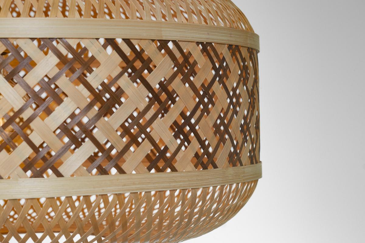 Hängeleuchte Lankawi - Naturfarben/Braun, Basics, Naturmaterialien (50/25cm) - Good & Mojo