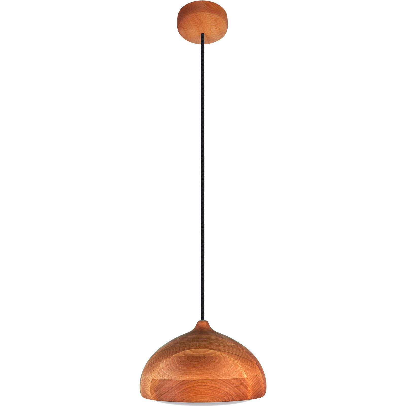 Hängeleuchte 8550233 Acorn II - Erlefarben/Schwarz, Natur, Holz (22,5/90-140cm)
