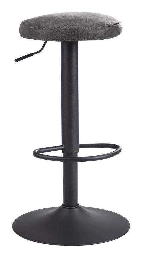 Barhocker Höhenverstellbar Dunkelgrau