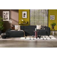 Ecksofa Hannah Schwarz 343cm - Schwarz, Design, Textil (170/343cm) - MID.YOU