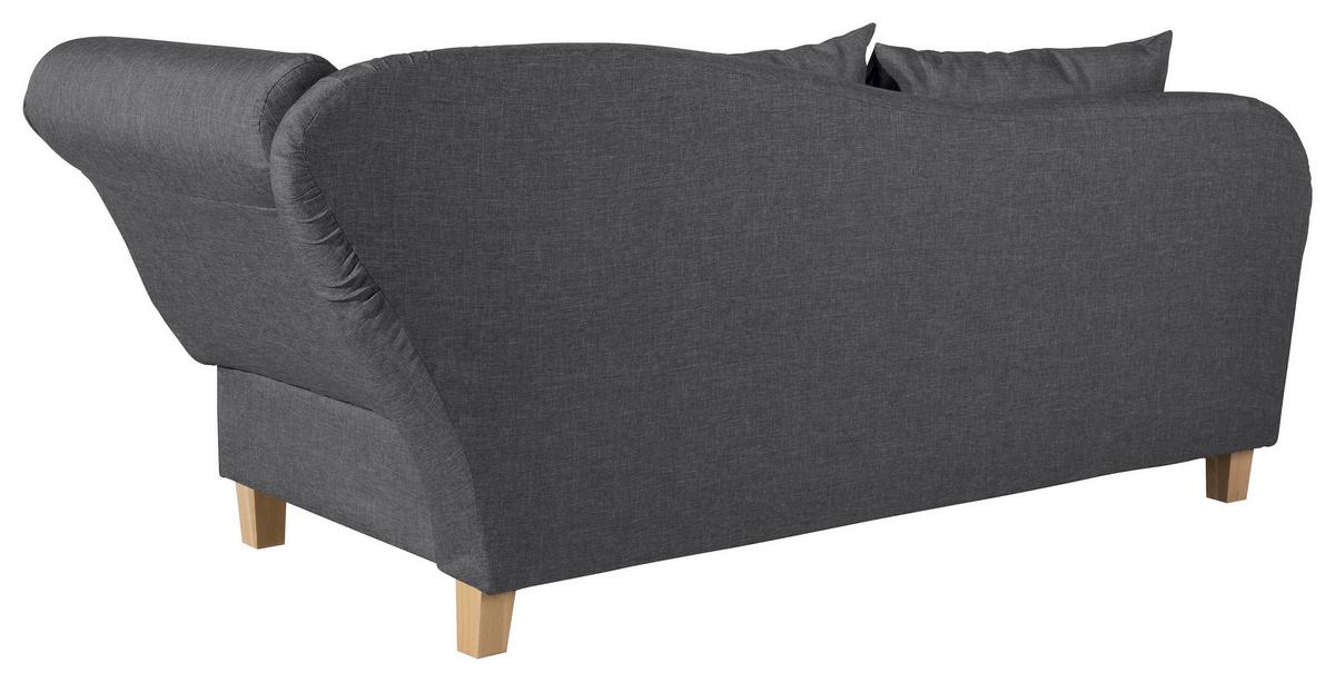 Récamiere Selma In Graphitfarben B: 190 cm - Buchefarben/Graphitfarben, Design, Textil (190/82/88cm) - Max Winzer