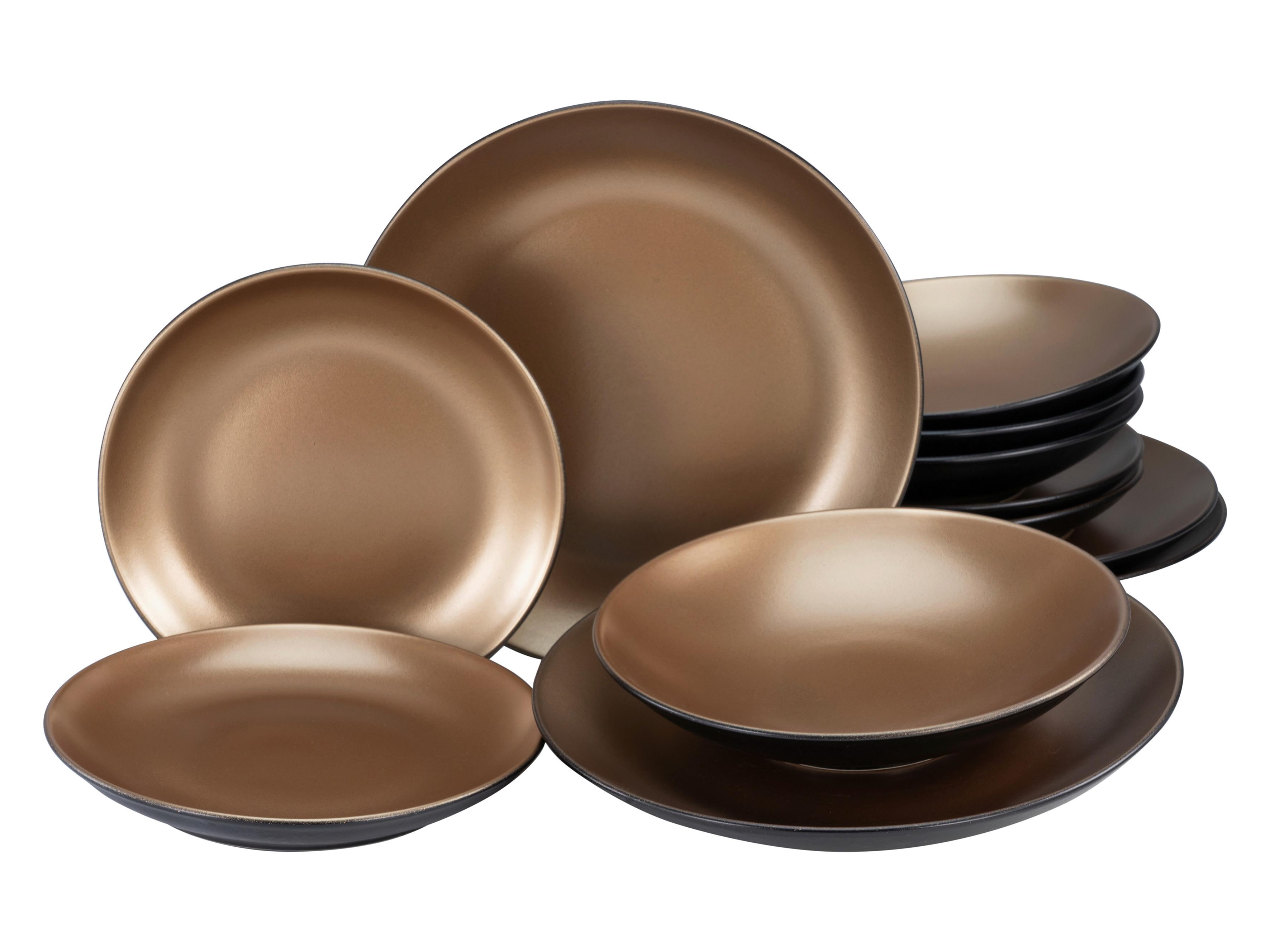 Creatable Tafelservice Steinzeug 4 Personen Geschirr Sett