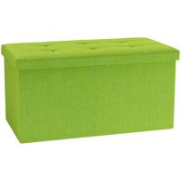 Sitzbox Boxas Grün B: 76 Cm - Grün, Basics, Holzwerkstoff/Kunststoff (76/38/38cm) - MID.YOU