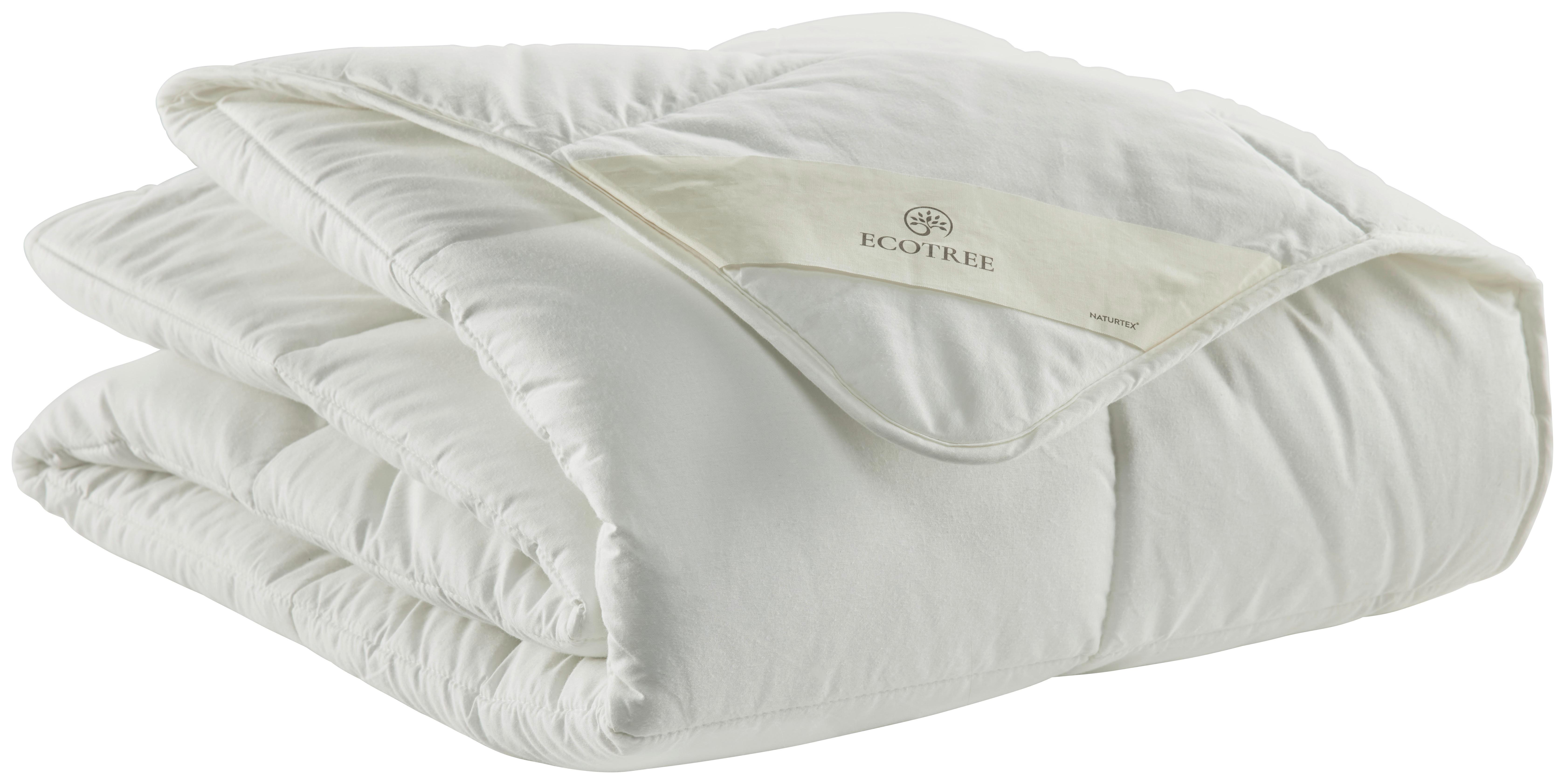 PRIKRÝVKA GREEN CONCEPT - biela, Modern, textil (135-140/200cm) - ecoTree