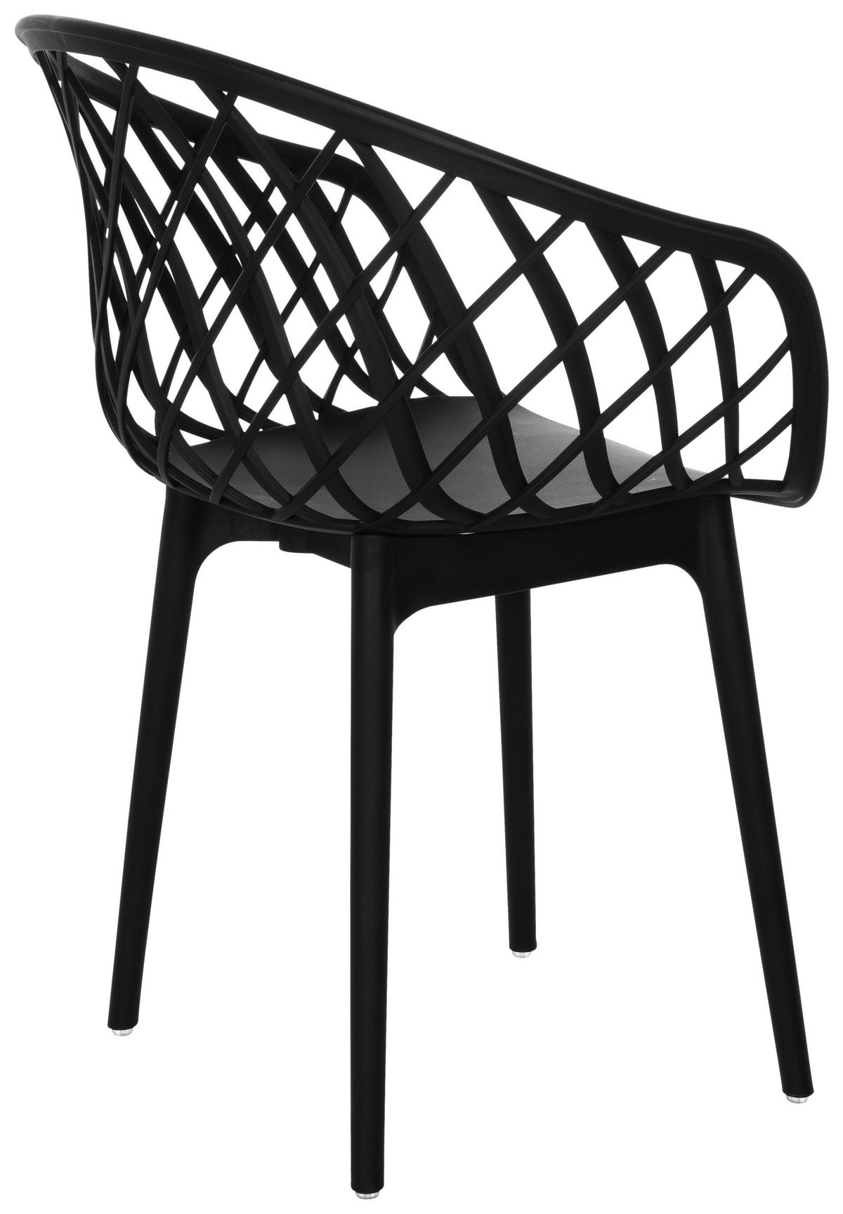 Besucherstuhl Begio B - Schwarz, Basics, Kunststoff (57/76/53cm) - MID.YOU