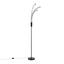 Led Stojacia Lampa Thore - čierna/chrómová, Romantický / Vidiecky, kov (22/175,6cm) - Modern Living Led Stojacia Lampa Thore - čierna/chrómová, Romantický / Vidiecky, kov (22/175,6cm) - Modern Living