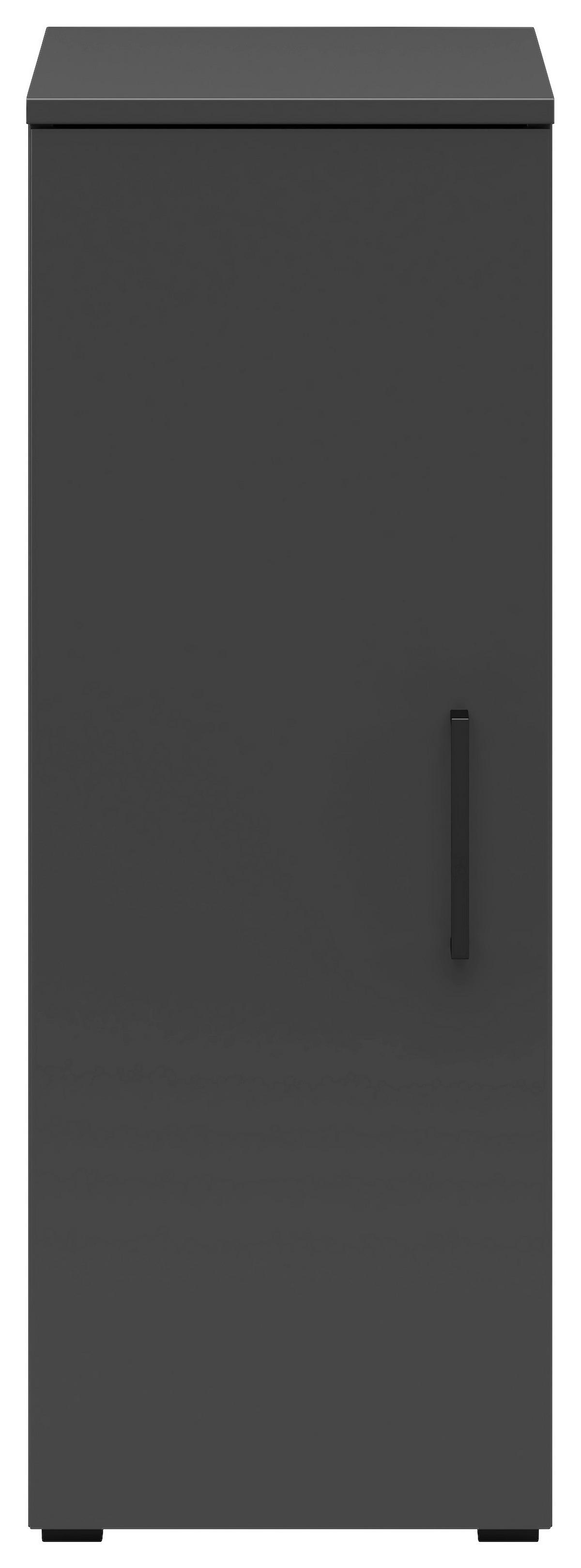 Skříň MULTISTAURAUM š: 30 cm - černá/barvy grafitu, Moderní, kompozitní dřevo/plast (30/83/40cm)