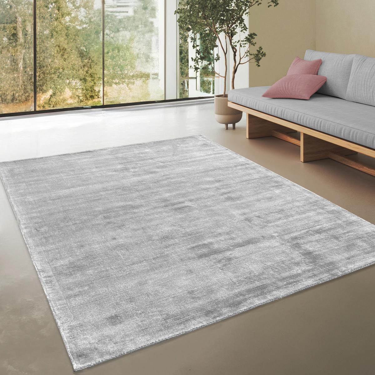 Webteppich Arte 2080 96-Grey - Grau, Basics, Textil (160/230cm)