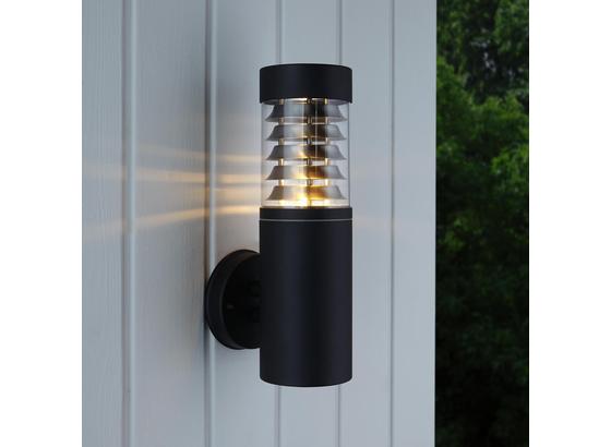 Vonkajšie Svietidlo Nubia - farby ušľachtilej ocele, Moderný, kov/plast (10,1/33,5cm) - Mömax modern living Vonkajšie Svietidlo Nubia - farby ušľachtilej ocele, Moderný, kov/plast (10,1/33,5cm) - Mömax modern living