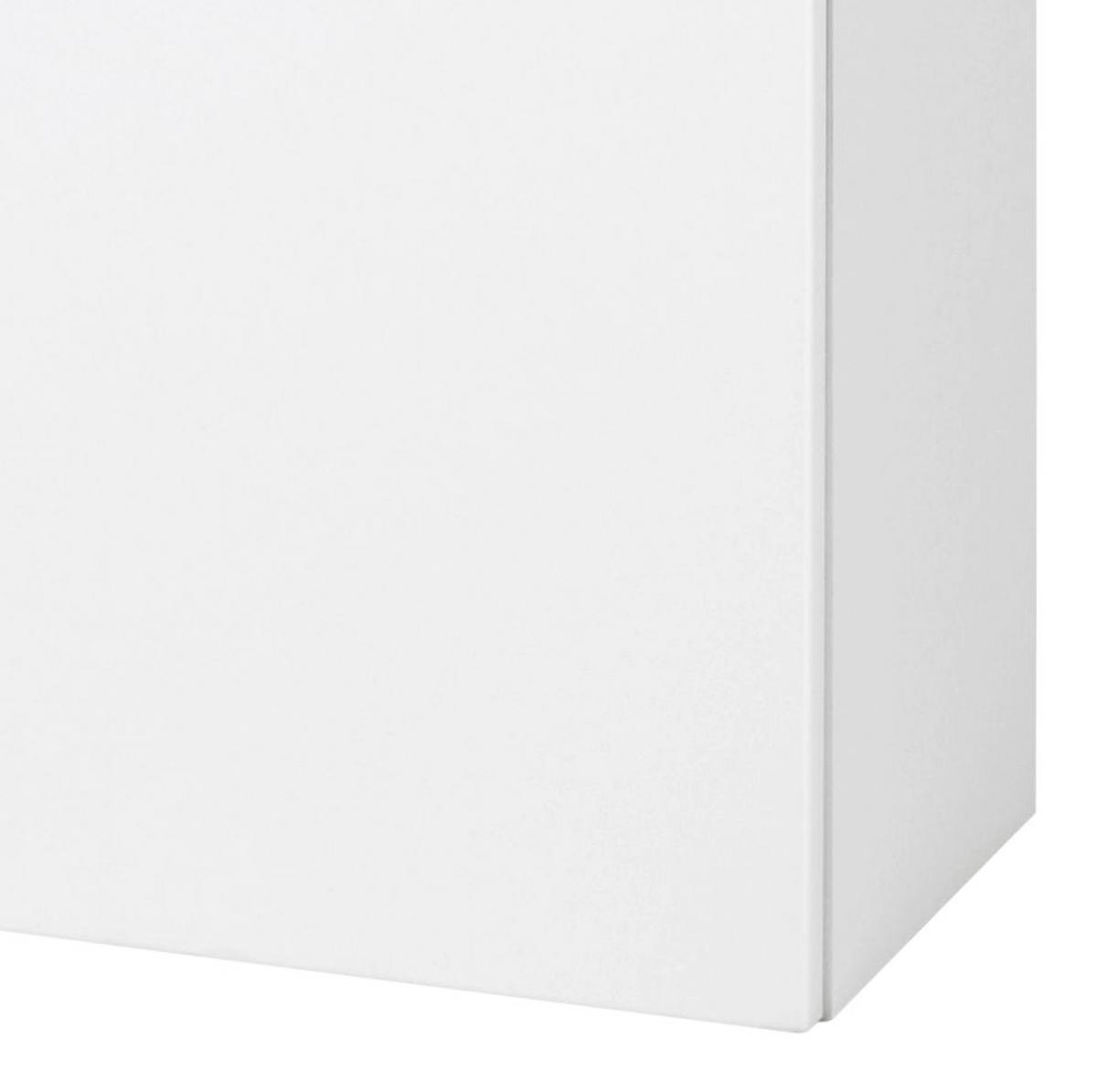Midischrank mit Türdämpfer Siena 40cm Weiß/Anthrazit - Anthrazit/Weiß, MODERN, Holzwerkstoff (40/105/27cm) - Held