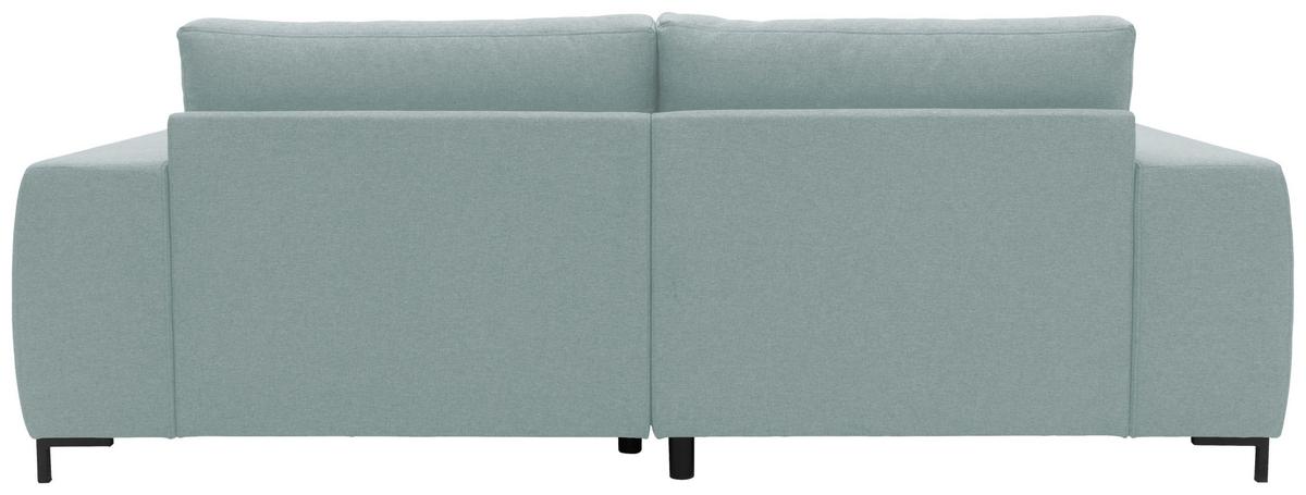 Ecksofa Looks Vi Blau Webstoff - Blau/Schwarz, Design, Textil (242/160cm) - LOOKS by W.Joop