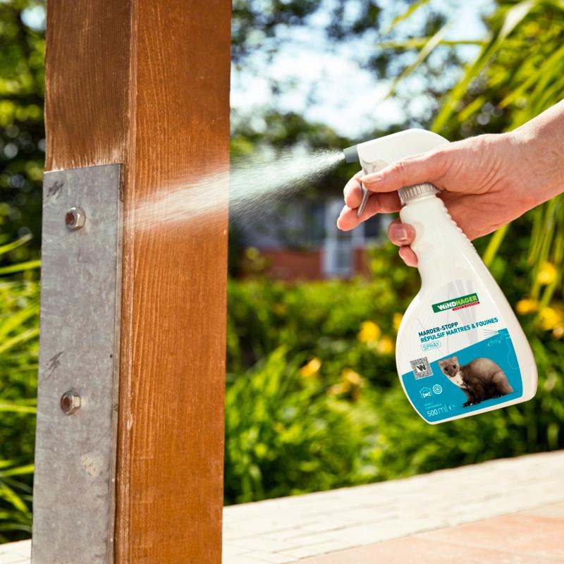 Marder-Stopp Marderabwehr Spray 500 ml - Weiß, Basics (500ml) - Windhager