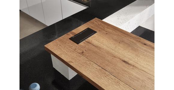 Einbauküche Luxor Frei Planbar Modern, Grifflos - Schwarz/Grau, MODERN, Holzwerkstoff - Vertico